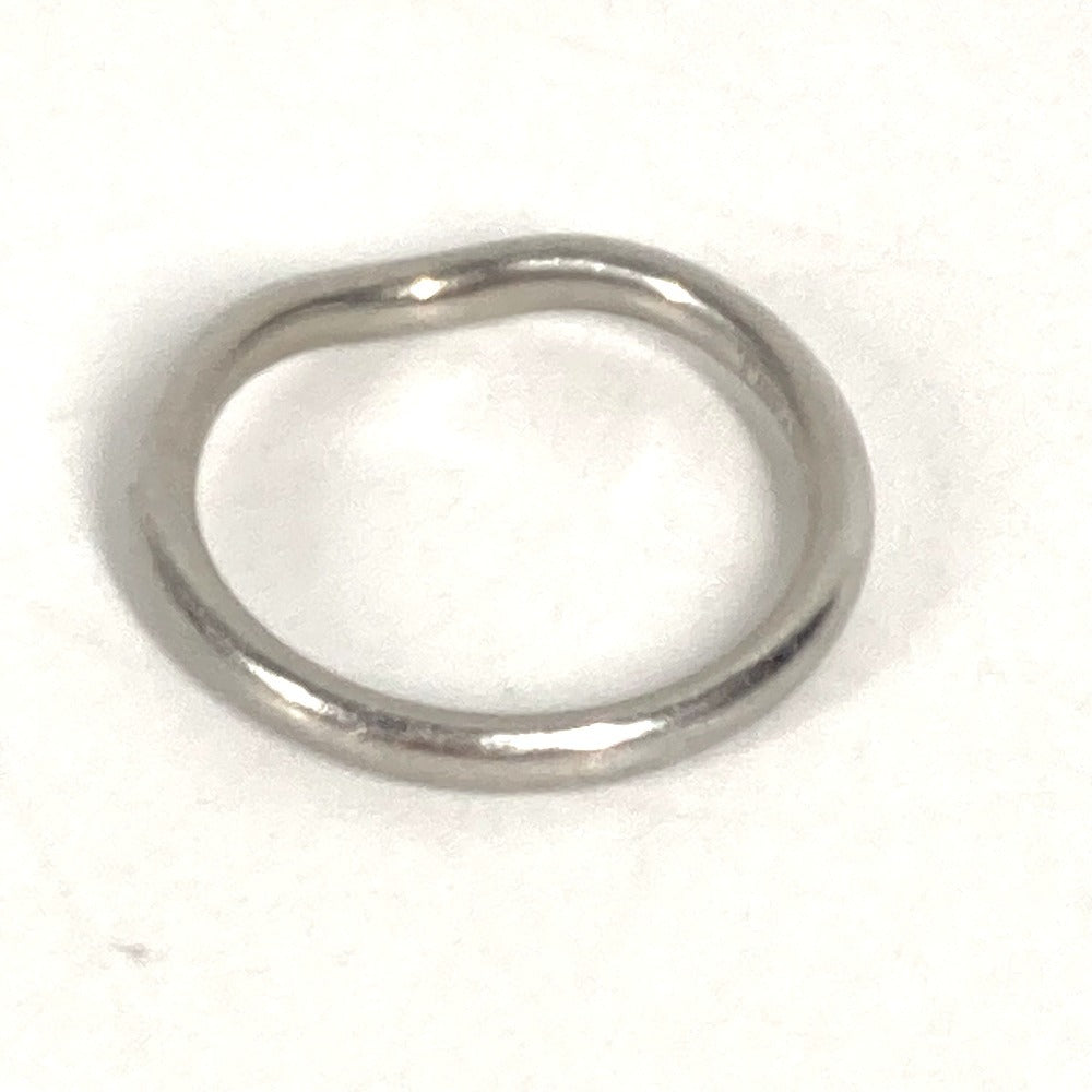 TIFFANY&Co. Diamond Curved Band Ring Platinum 9PD Accessory Jewelry Ring Pt950 Silver Used