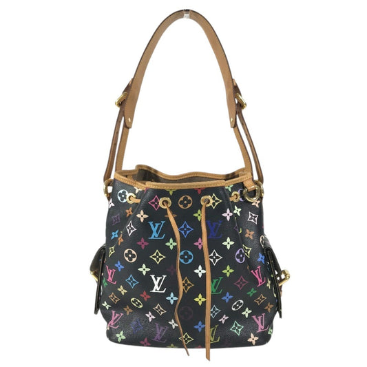 LOUIS VUITTON M42230 MonogramMulticolore Petit Noe Shoulder bag, drawstring bag Shoulder Bag MonogramMulticoloreCanvas Black Used