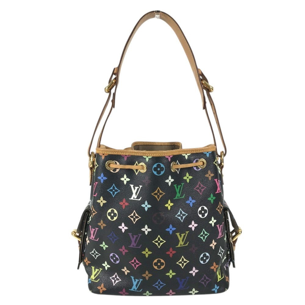 LOUIS VUITTON M42230 MonogramMulticolore Petit Noe Shoulder bag, drawstring bag Shoulder Bag MonogramMulticoloreCanvas Black Used