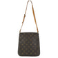 LOUIS VUITTON M51258 Monogram Mus Salsa Short Mus Salsa Shoulder bag with flap closure, Pochette Shoulder Bag MonogramCanvas Brown Used