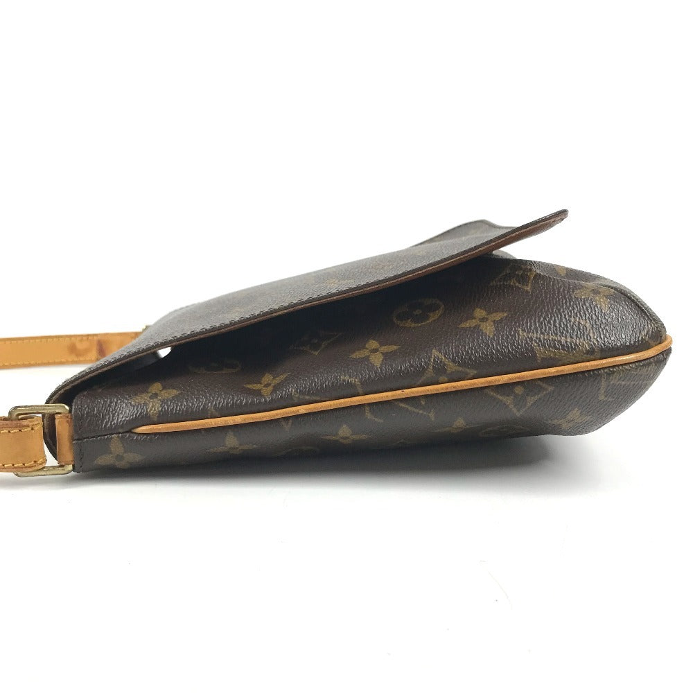 LOUIS VUITTON M51258 Monogram Mus Salsa Short Mus Salsa Shoulder bag with flap closure, Pochette Shoulder Bag MonogramCanvas Brown Used