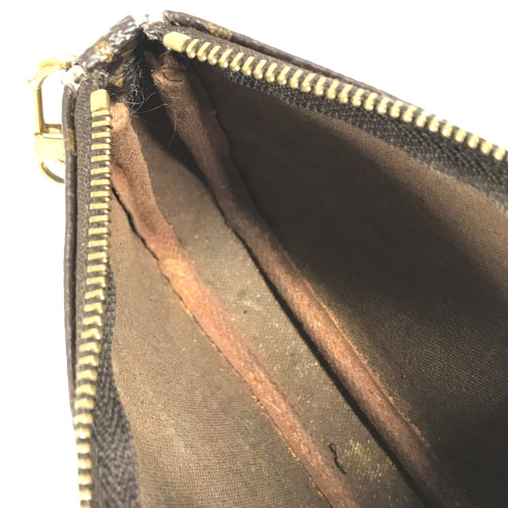LOUIS VUITTON M60290 Monogram Porter Line Mini Pochette Accessoires Bag, Shoulder Bag, Chain Bag, Pouch Hand Bag MonogramCanvas Brown Used