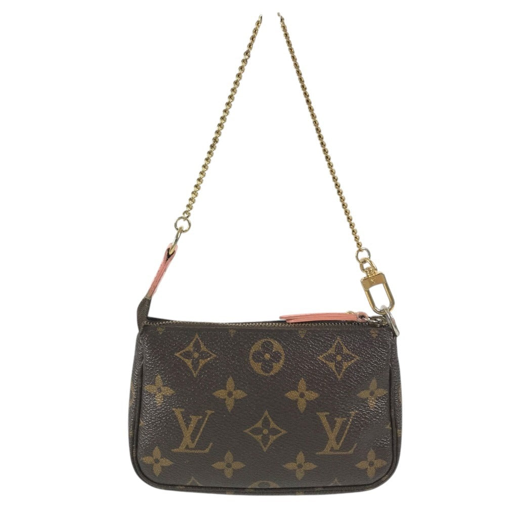 LOUIS VUITTON M60290 Monogram Porter Line Mini Pochette Accessoires Bag, Shoulder Bag, Chain Bag, Pouch Hand Bag MonogramCanvas Brown Used