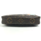 LOUIS VUITTON M60290 Monogram Porter Line Mini Pochette Accessoires Bag, Shoulder Bag, Chain Bag, Pouch Hand Bag MonogramCanvas Brown Used