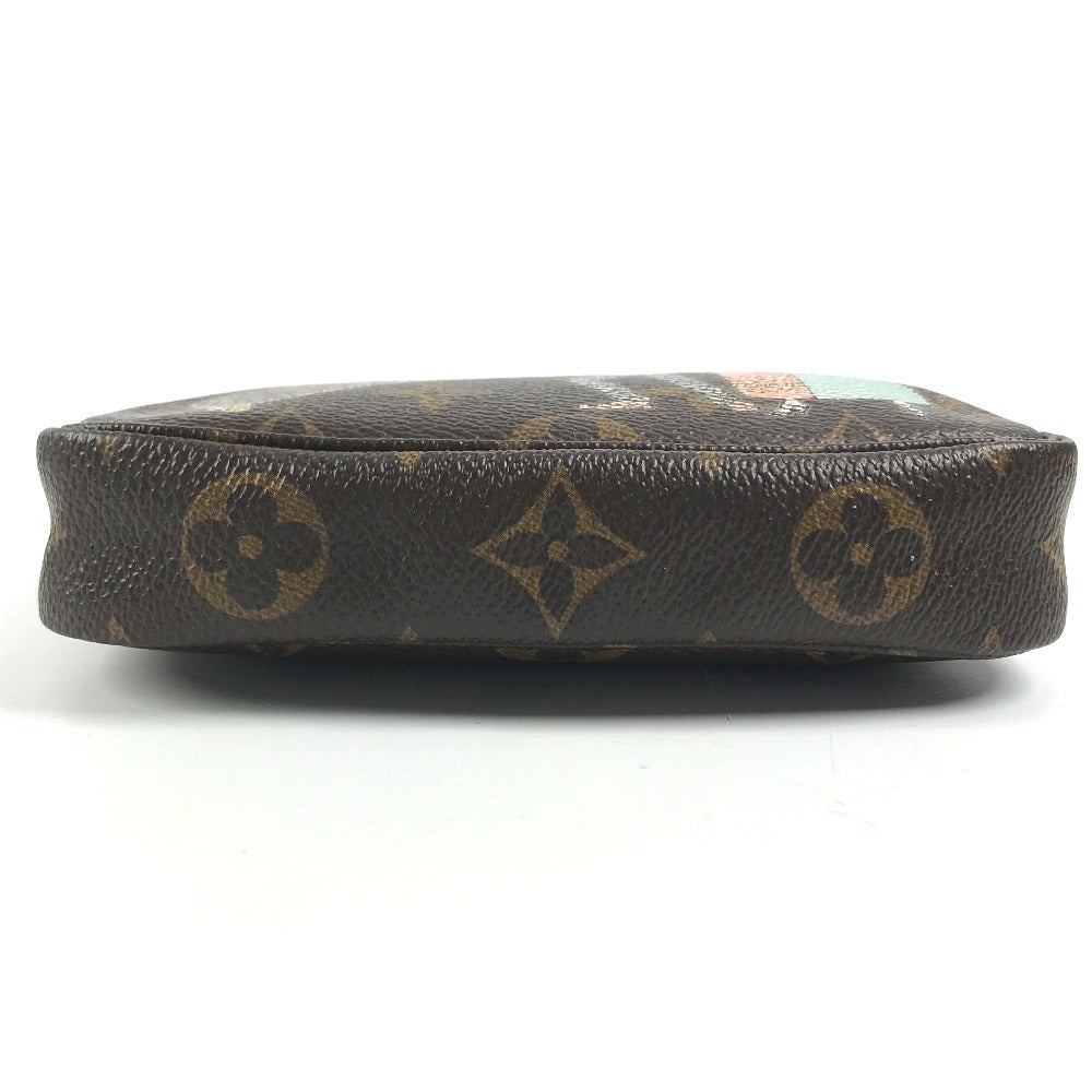 LOUIS VUITTON M60290 Monogram Porter Line Mini Pochette Accessoires Bag, Shoulder Bag, Chain Bag, Pouch Hand Bag MonogramCanvas Brown Used
