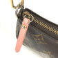 LOUIS VUITTON M60290 Monogram Porter Line Mini Pochette Accessoires Bag, Shoulder Bag, Chain Bag, Pouch Hand Bag MonogramCanvas Brown Used