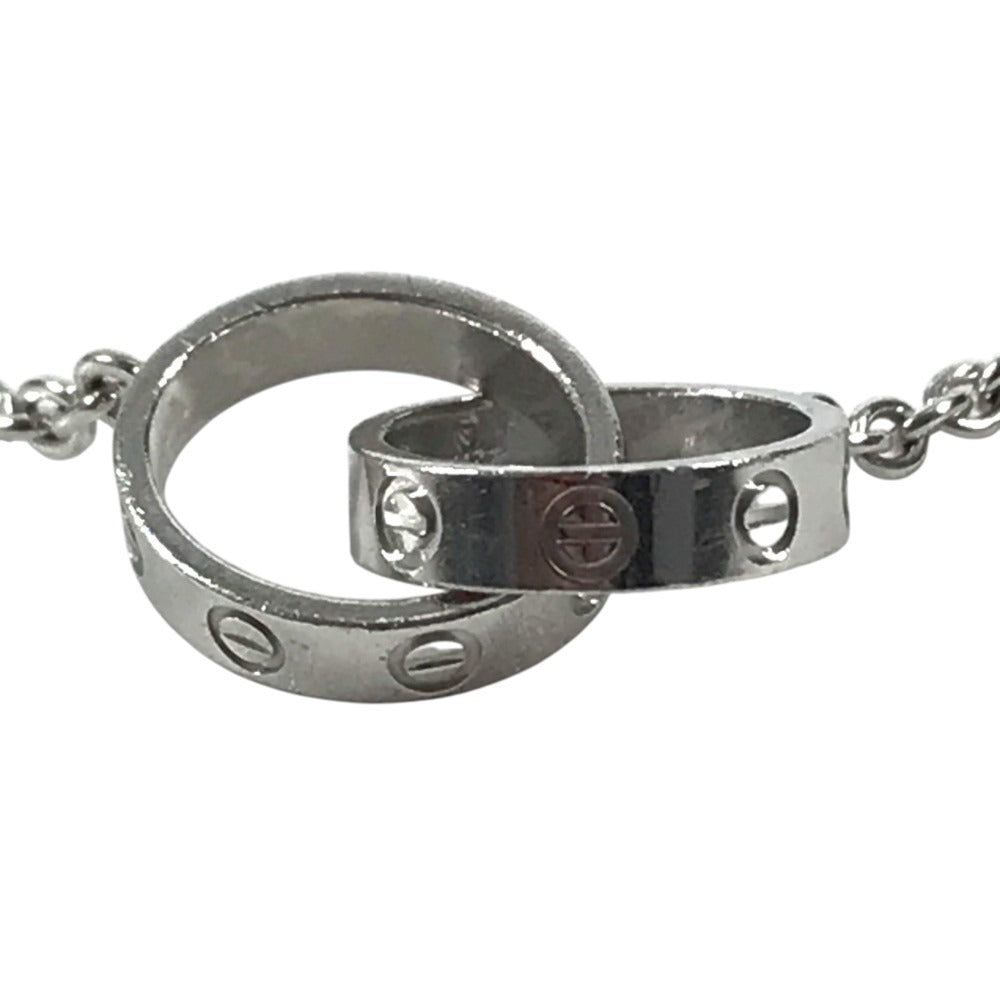 CARTIER K18 Gold 18K Baby Love Logo Bracelet Chain Jewelry accessories Bracelet WG750 Silver Used