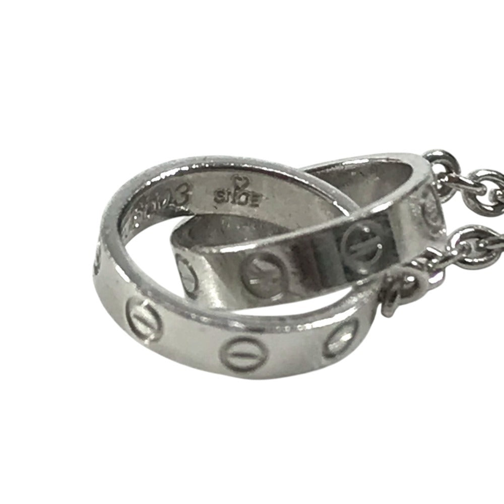 CARTIER K18 Gold 18K Baby Love Logo Bracelet Chain Jewelry accessories Bracelet WG750 Silver Used