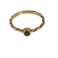 CARTIER K18 Gold 18K Twist Stone Accessory Jewelry Ring YG750 Gold Used