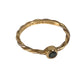 CARTIER K18 Gold 18K Twist Stone Accessory Jewelry Ring YG750 Gold Used