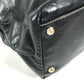 GUCCI 169946 New Brit GG Logo Bag Shoulder Bag Tote Bag Shoulder Bag Leather Black Used