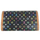 LOUIS VUITTON Ｍ92658 MonogramMulticolore Porte Tresor International Tri-fold Wallet Long Wallet Long Wallet MonogramMulticoloreCanvas Black Used