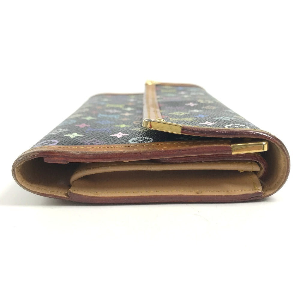 LOUIS VUITTON Ｍ92658 MonogramMulticolore Porte Tresor International Tri-fold Wallet Long Wallet Long Wallet MonogramMulticoloreCanvas Black Used