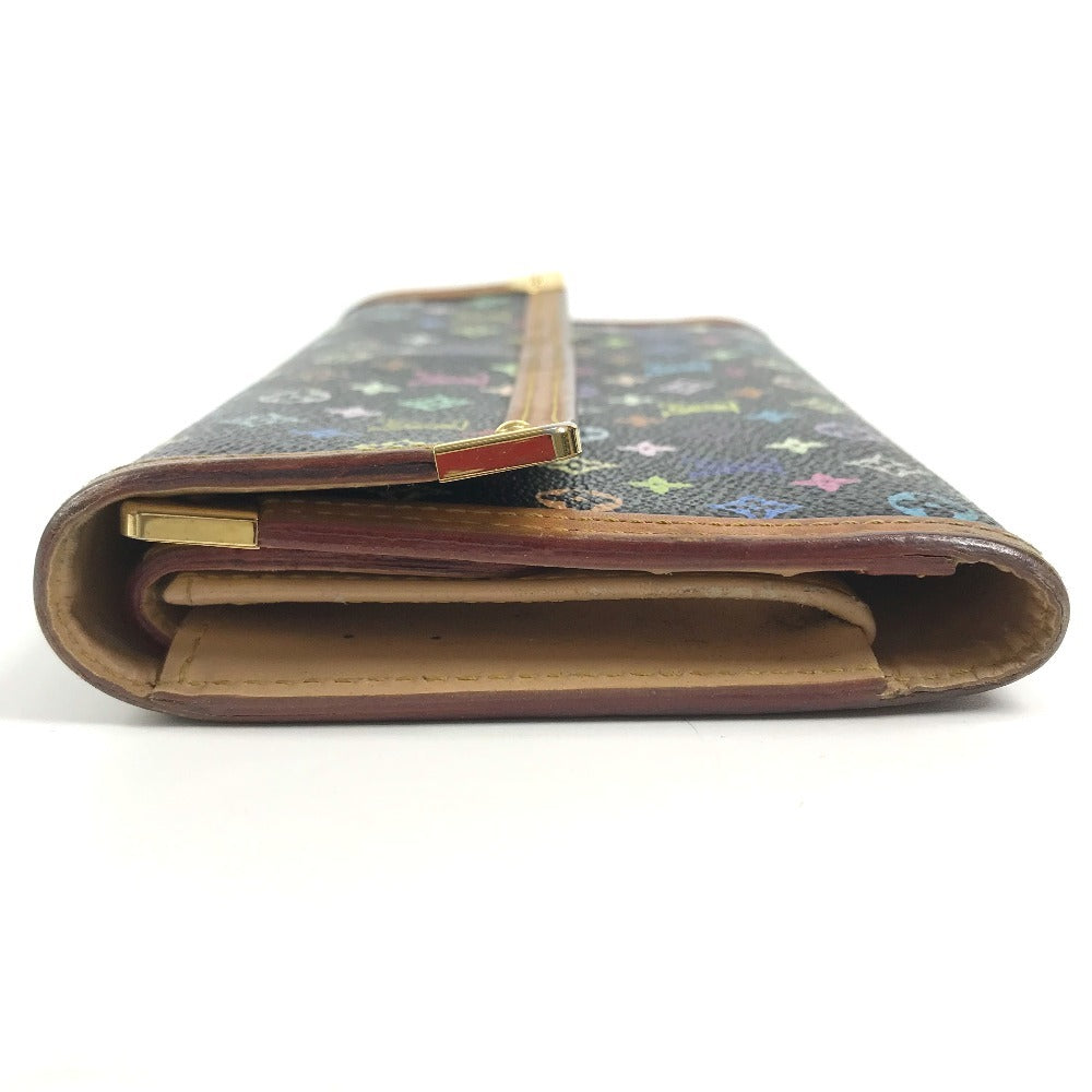 LOUIS VUITTON Ｍ92658 MonogramMulticolore Porte Tresor International Tri-fold Wallet Long Wallet Long Wallet MonogramMulticoloreCanvas Black Used