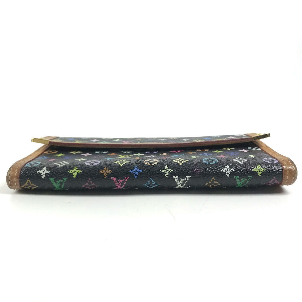 LOUIS VUITTON Ｍ92658 MonogramMulticolore Porte Tresor International Tri-fold Wallet Long Wallet Long Wallet MonogramMulticoloreCanvas Black Used