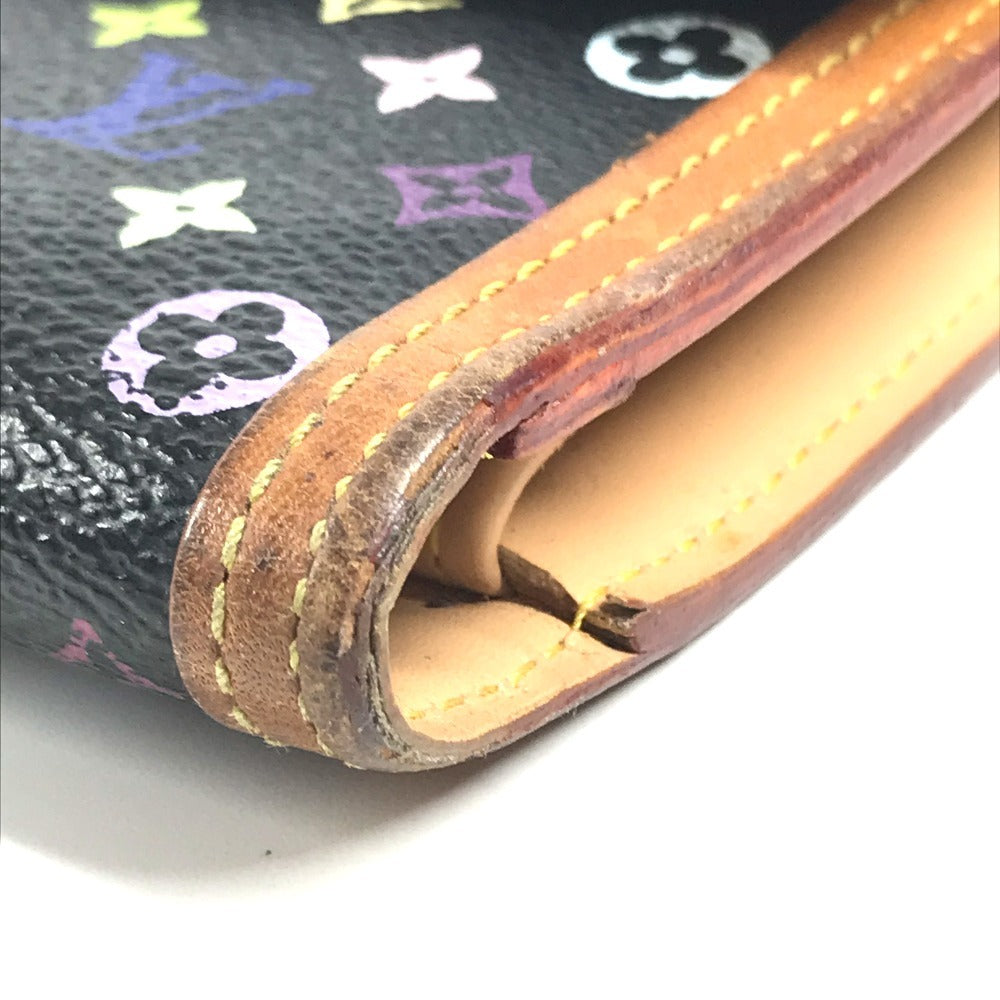 LOUIS VUITTON Ｍ92658 MonogramMulticolore Porte Tresor International Tri-fold Wallet Long Wallet Long Wallet MonogramMulticoloreCanvas Black Used
