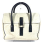 GUCCI 000 0844 Vintage Logo Tote Bag Flap Handbag Suede/Leather Unisex Black