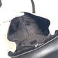 GUCCI 000 0844 Vintage Logo Tote Bag Flap Handbag Suede/Leather Unisex Black
