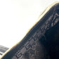 GUCCI 000 0844 Vintage Logo Tote Bag Flap Handbag Suede/Leather Unisex Black
