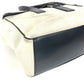 GUCCI 000 0844 Vintage Logo Tote Bag Flap Handbag Suede/Leather Unisex Black