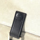 GUCCI 000 0844 Vintage Logo Tote Bag Flap Handbag Suede/Leather Unisex Black