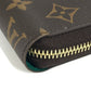 LOUIS VUITTON M83689 Monogram Nicolas Ghesquière Rabbit Zippy Wallet, Round Zipper Long Wallet, Monogram Canvas, Women's, Brown