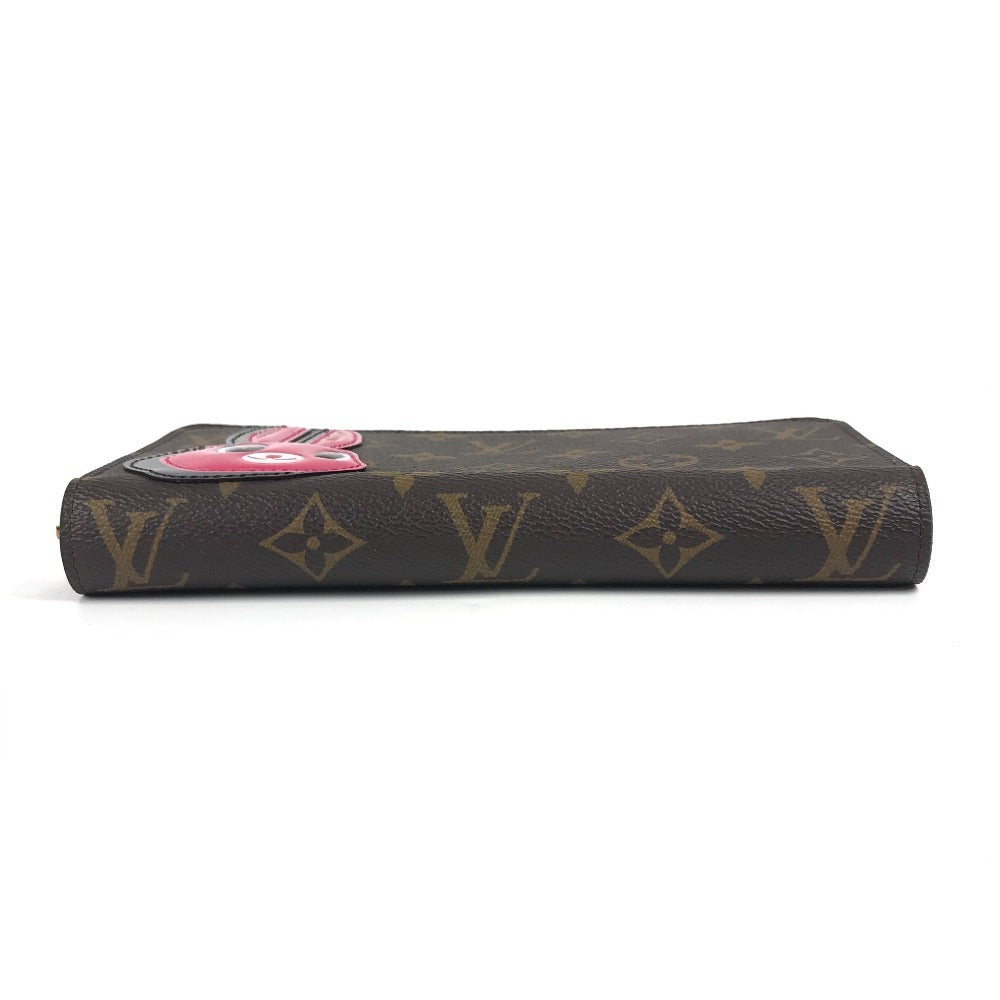 LOUIS VUITTON M83689 Monogram Nicolas Ghesquière Rabbit Zippy Wallet, Round Zipper Long Wallet, Monogram Canvas, Women's, Brown