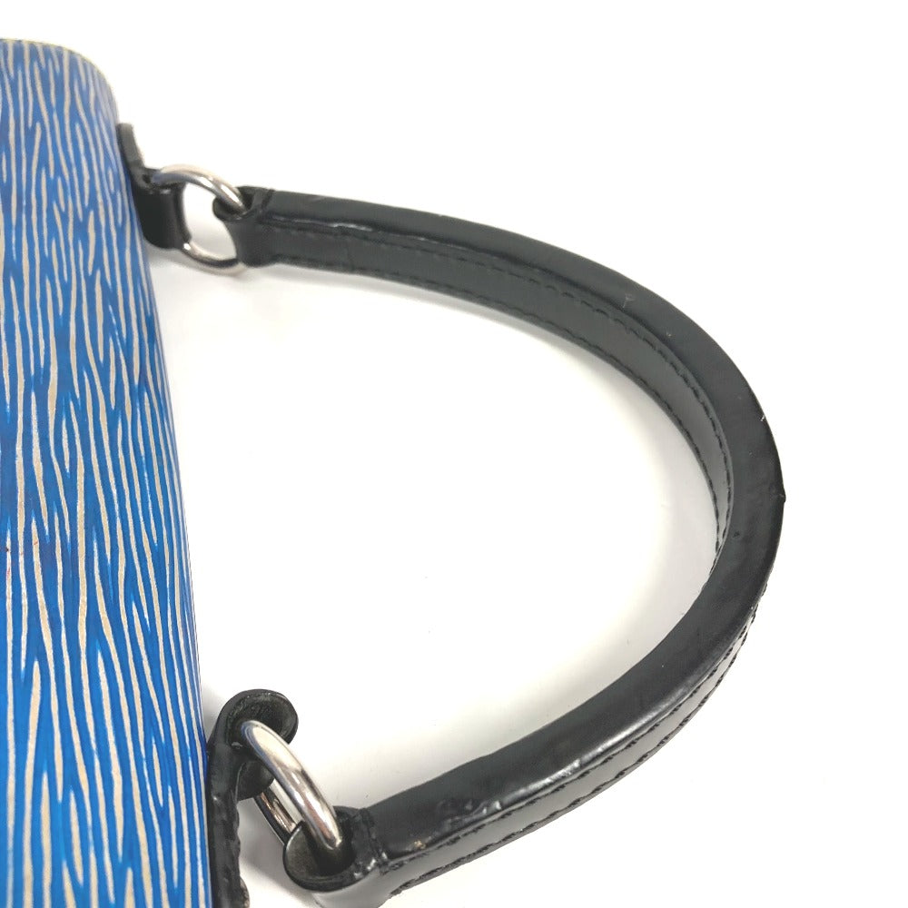 LOUIS VUITTON M51392 Epi Denim Cluny BB 2-Way Bag, Shoulder Bag, Crossbody Bag, Flap Handbag, Epi Leather, Women's, Blue