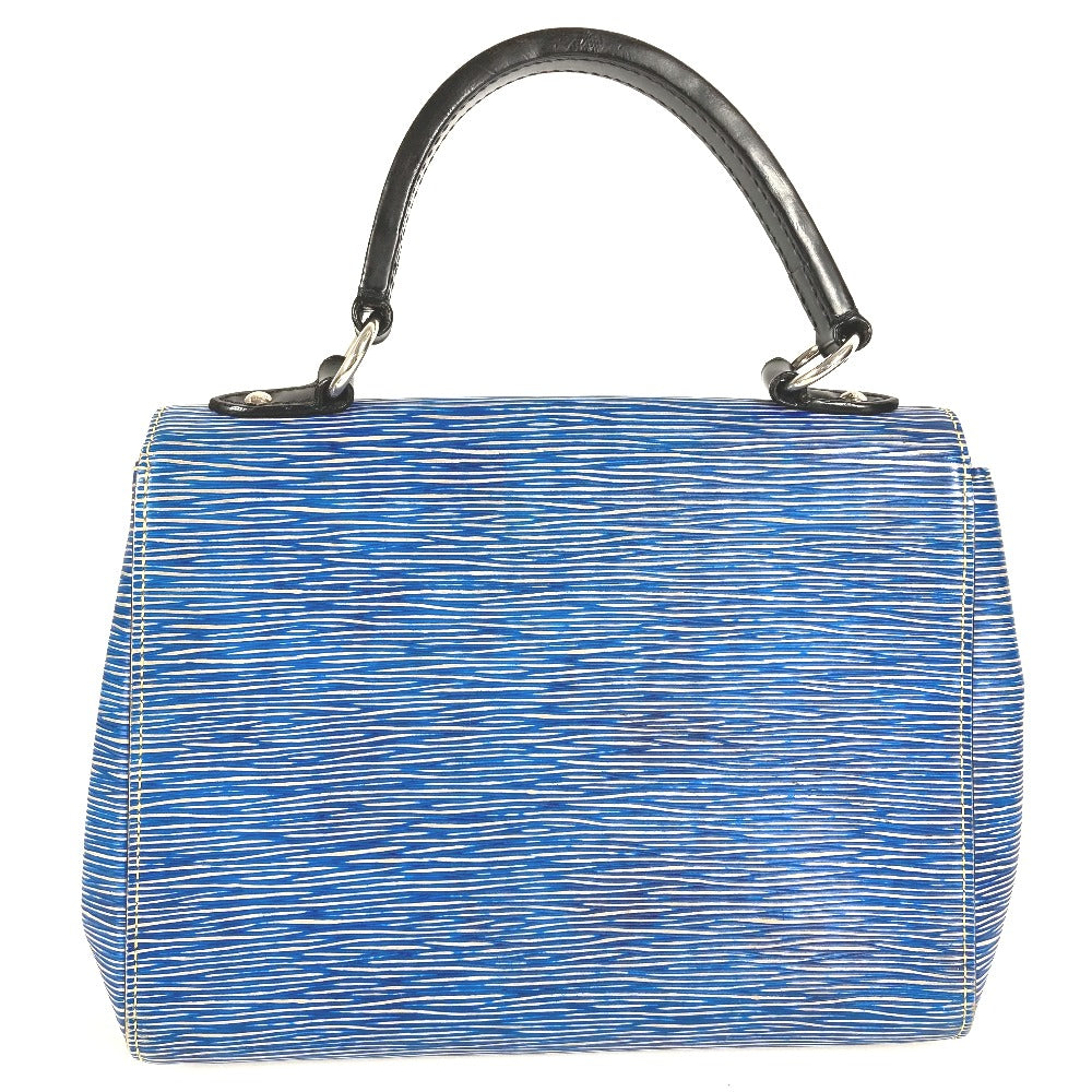 LOUIS VUITTON M51392 Epi Denim Cluny BB 2-Way Bag, Shoulder Bag, Crossbody Bag, Flap Handbag, Epi Leather, Women's, Blue