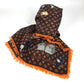 LOUIS VUITTON MP2265 Large Scarf, Etoile Catgram, Cat Fringe Shawl Stole, Wool, Women's, Brown