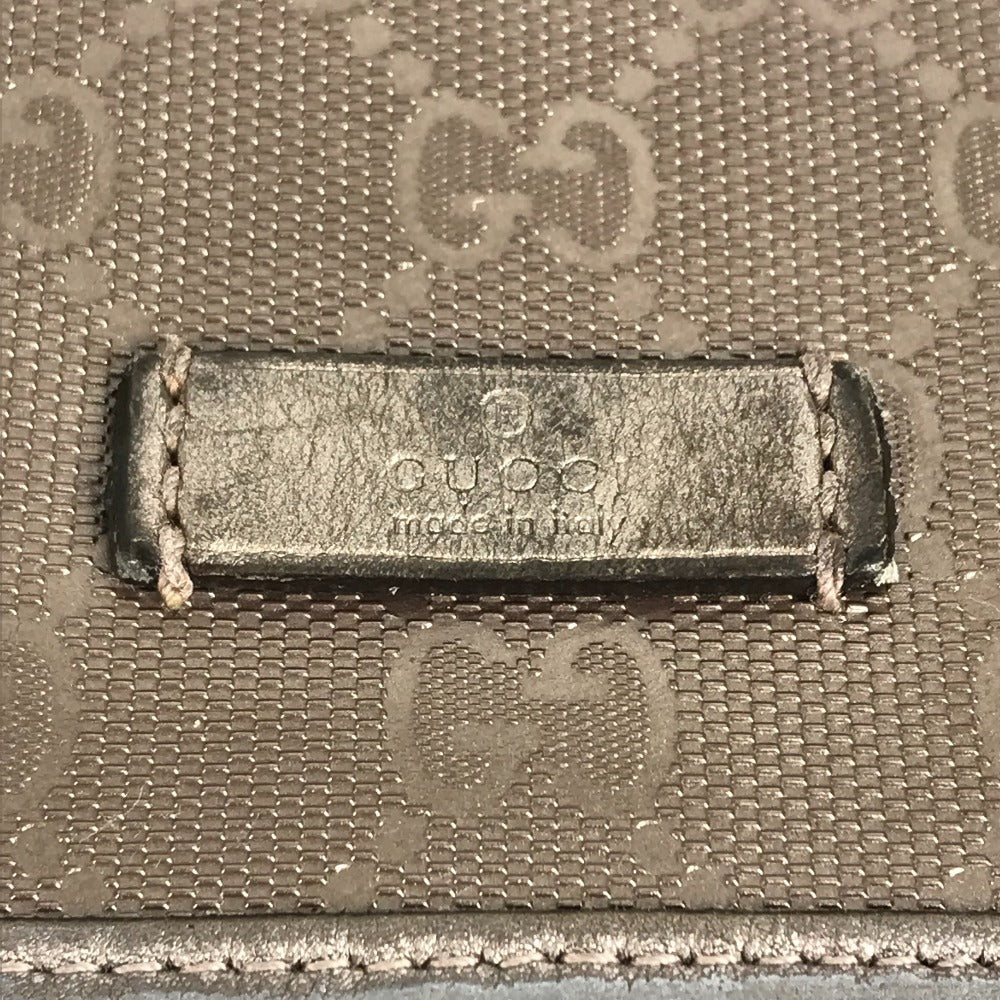 GUCCI 201732 GG インプリメ ロゴ カバン フラップ メッセンジャーバッグ 斜め掛け ショルダーバッグ GGインプリメ ユニセックス メタリック系