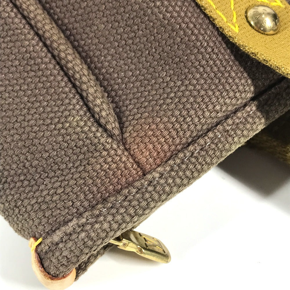 LOUIS VUITTON M40086 アンティグア カバ MM カバMM カバン トートバッグ 肩掛け ショルダーバッグ レザー/キャンバス ユニセックス ブラン ブラウン