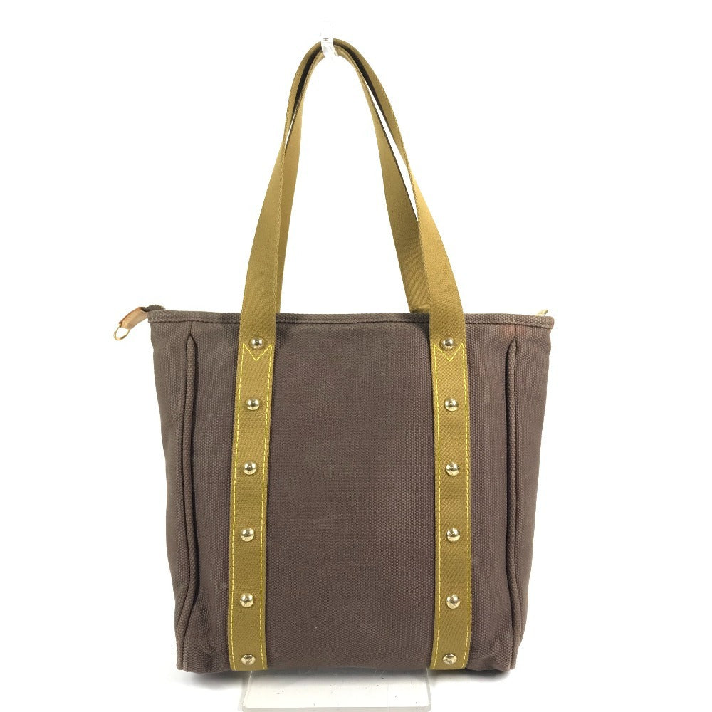 LOUIS VUITTON M40086 アンティグア カバ MM カバMM カバン トートバッグ 肩掛け ショルダーバッグ レザー/キャンバス ユニセックス ブラン ブラウン
