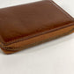 LOUIS VUITTON M91152 Monogram Vernis Bloom Compact Wallet Round Zipper Bi-fold Wallet Monogram Vernis Canvas Unisex Bronze Brown