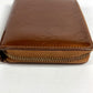LOUIS VUITTON M91152 Monogram Vernis Bloom Compact Wallet Round Zipper Bi-fold Wallet Monogram Vernis Canvas Unisex Bronze Brown