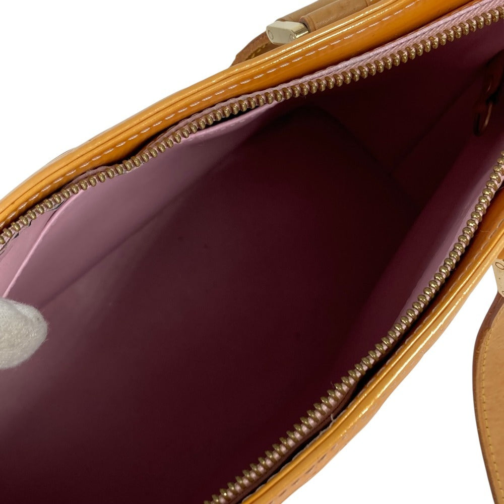 LOUIS VUITTON M91054 Monogram Vernis Houston Shoulder Tote Bag Monogram Vernis Unisex Rose Pink