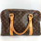 LOUIS VUITTON M40074 Monogram Carryall Bag, Travel Bag, Boston Bag, Monogram Canvas, Unisex