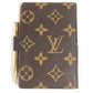 LOUIS VUITTON R20007 Monogram Agenda Mini, Agenda Mini Notebook, Stationery, with Mini Pencil, Planner Cover, Monogram Canvas, Unisex, Brown