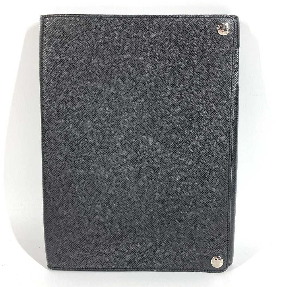 LOUIS VUITTON M93804 タイガ エテュイ iPadケース アイパッド タブレット ケース カバー iPadケース タイガレザー ユニセックス アルドワーズ ブラック