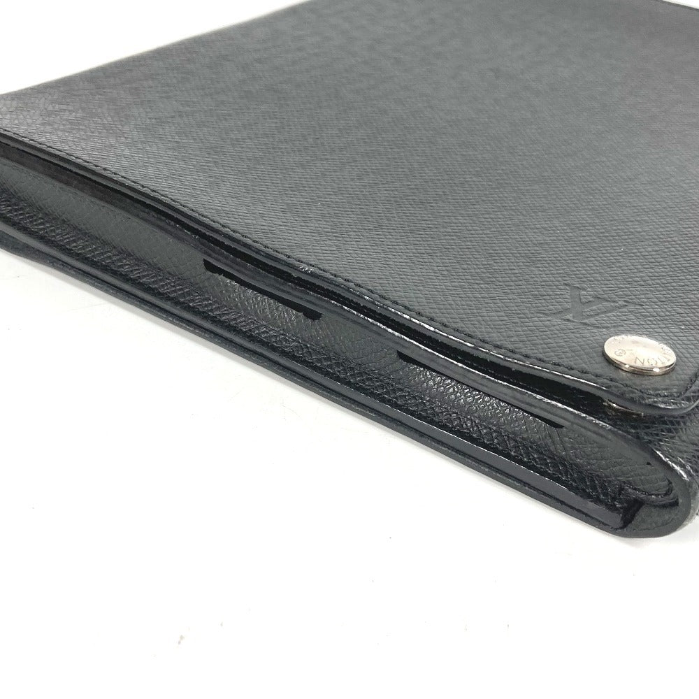 LOUIS VUITTON M93804 タイガ エテュイ iPadケース アイパッド タブレット ケース カバー iPadケース タイガレザー ユニセックス アルドワーズ ブラック