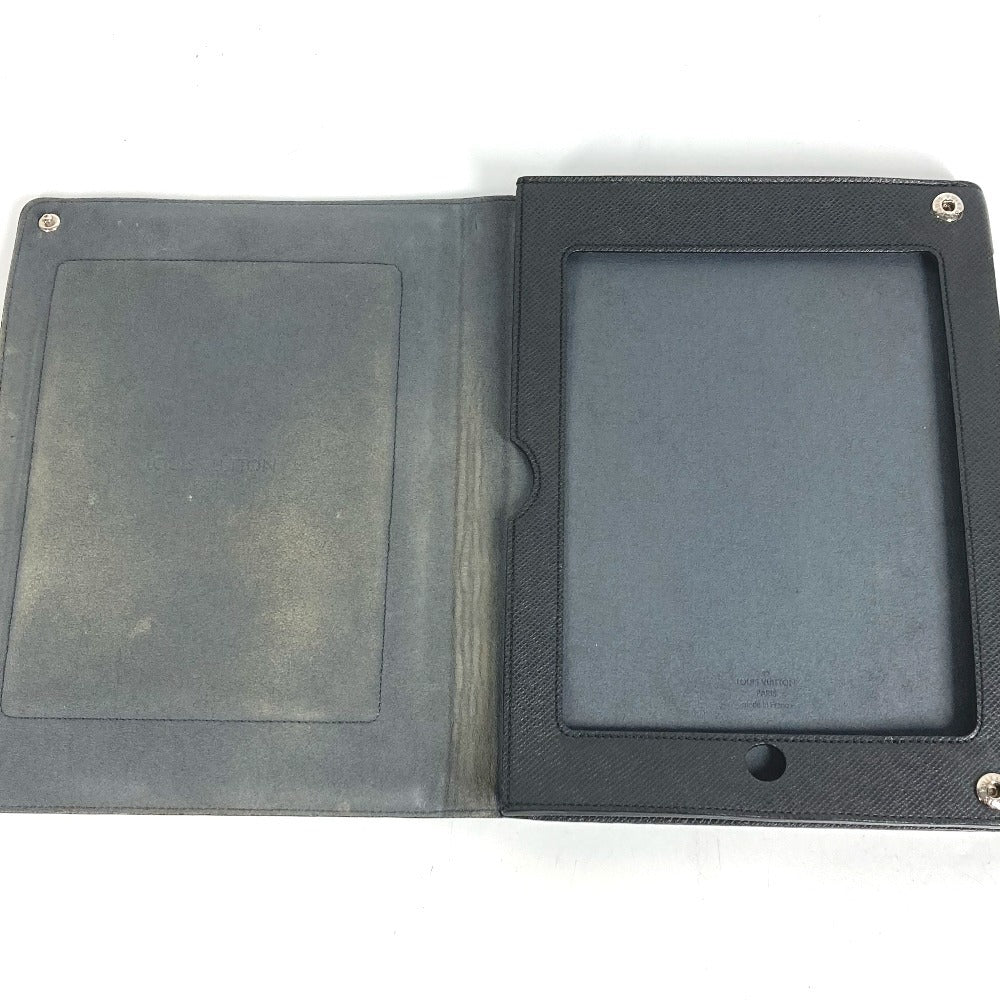 LOUIS VUITTON M93804 タイガ エテュイ iPadケース アイパッド タブレット ケース カバー iPadケース タイガレザー ユニセックス アルドワーズ ブラック