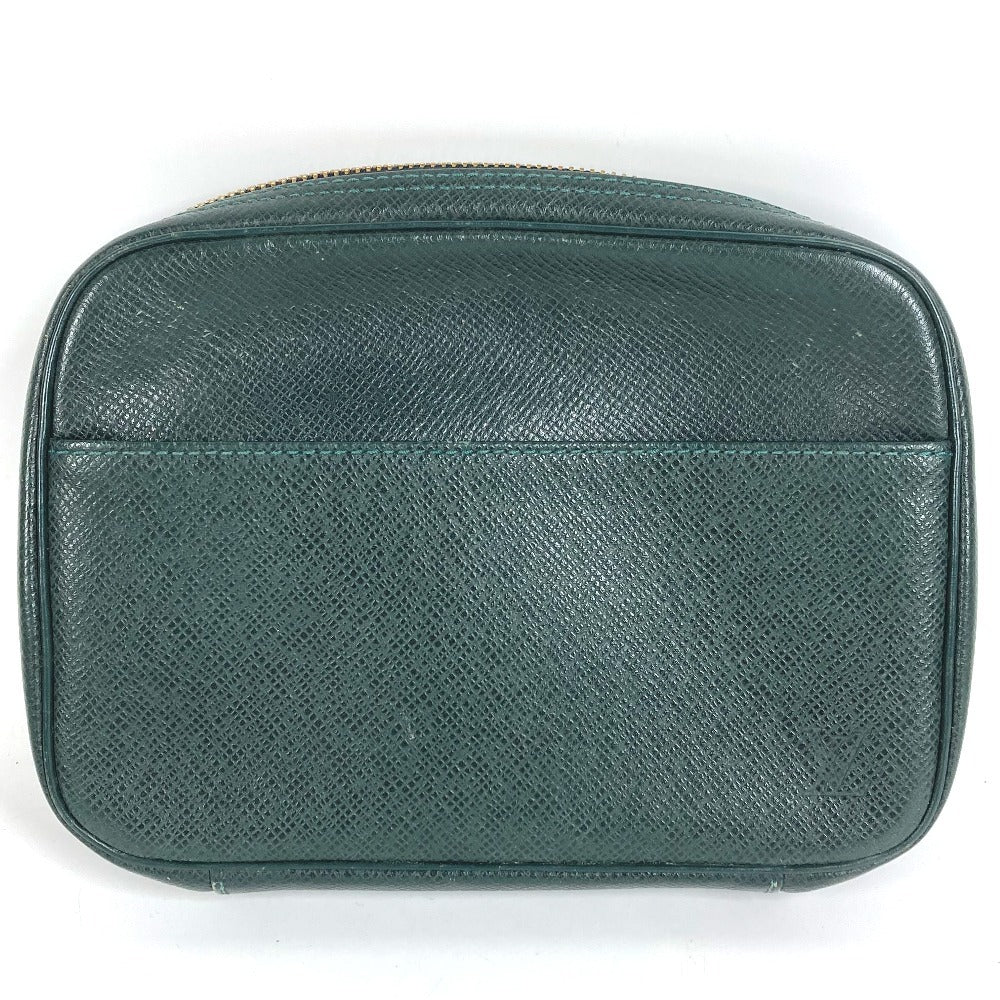 LOUIS VUITTON M30304 Taiga Accessory Pouch, Makeup Pouch, Cosmetic Pouch, Clutch Bag, Taiga Leather, Unisex, Episea, Green
