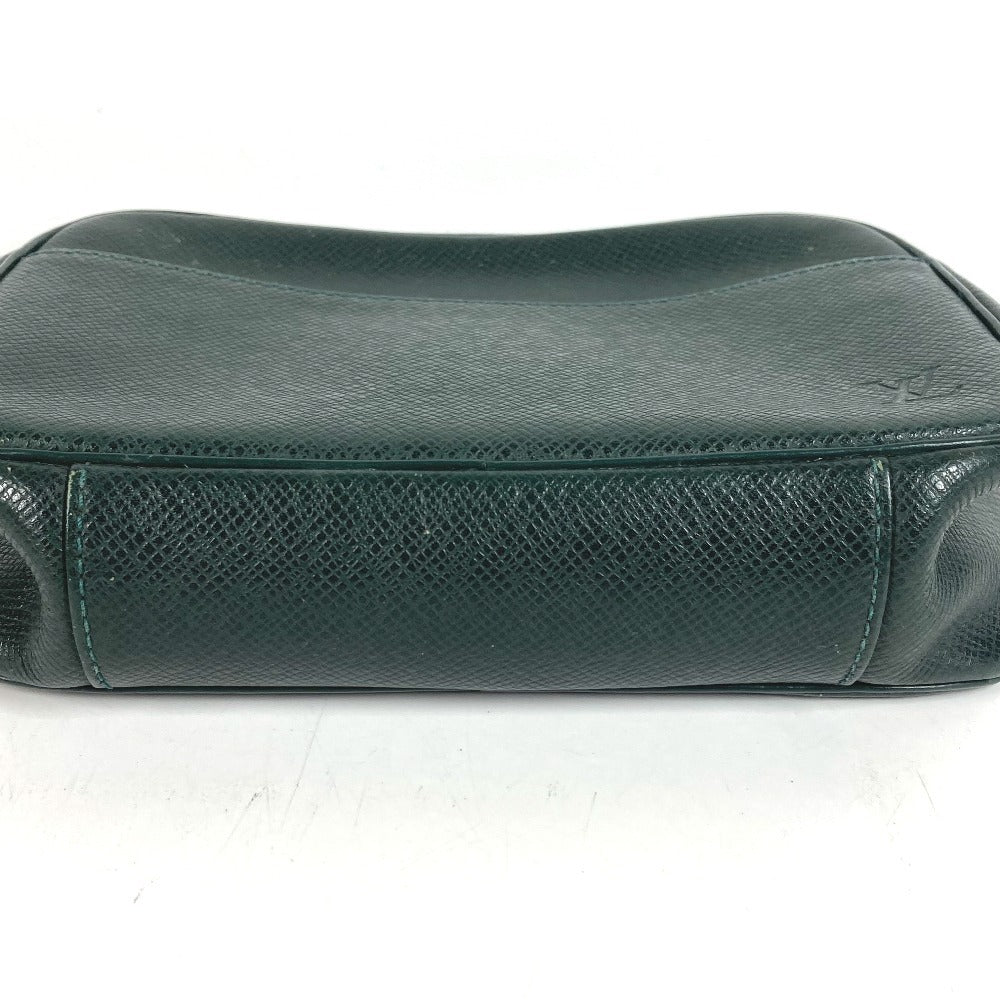 LOUIS VUITTON M30304 Taiga Accessory Pouch, Makeup Pouch, Cosmetic Pouch, Clutch Bag, Taiga Leather, Unisex, Episea, Green