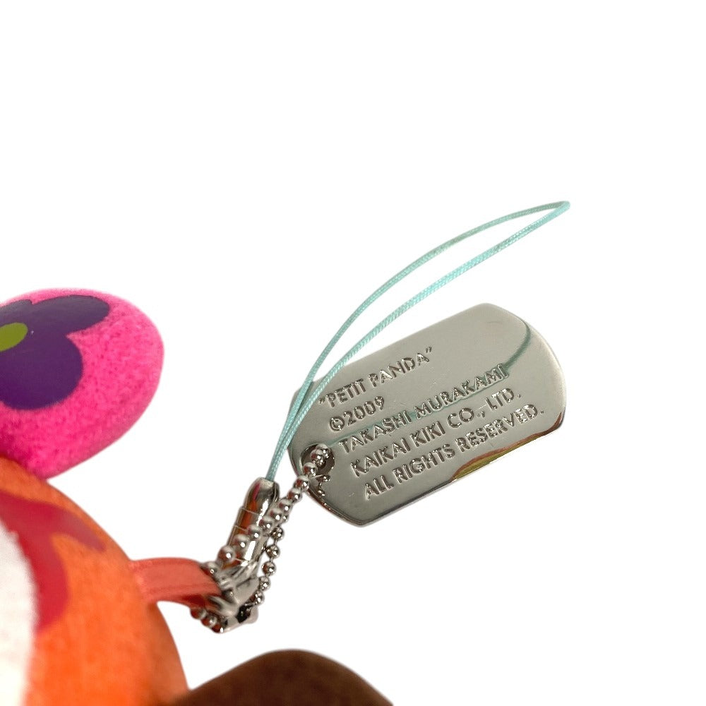 LOUIS VUITTON ぬいぐるみ プティパンダ 村上隆 チャーム バッグチャーム 携帯ストラップ ストラップ ポリエステル ユニセックス マルチカラー
