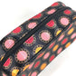 BVLGARI PARFUMS All-Over Logo Makeup Pouch Cosmetic Pouch Clutch Bag Pouch Polyester Unisex Black