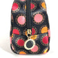 BVLGARI PARFUMS All-Over Logo Makeup Pouch Cosmetic Pouch Clutch Bag Pouch Polyester Unisex Black