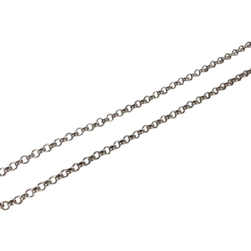 CHROME HEARTS ロールチェーン ロング アクセサリー ネックレス SV925 ユニセックス シルバー