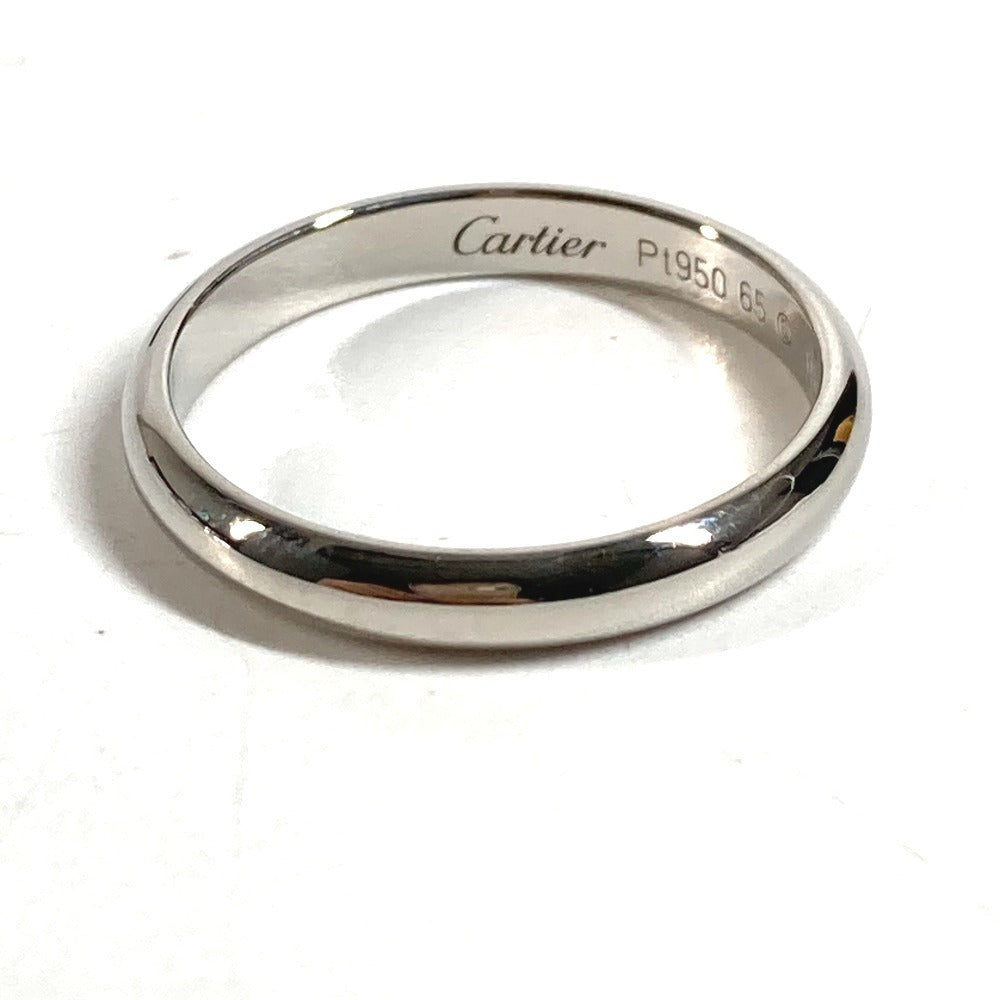 CARTIER プラチナ ロゴ アクセサリー ジュエリー リング・指輪 Pt950 メンズ シルバー