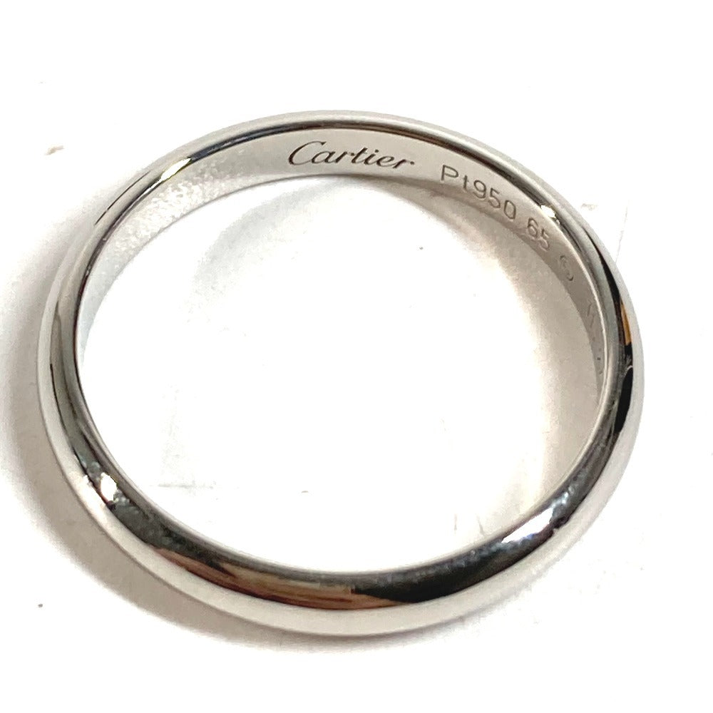 CARTIER プラチナ ロゴ アクセサリー ジュエリー リング・指輪 Pt950 メンズ シルバー