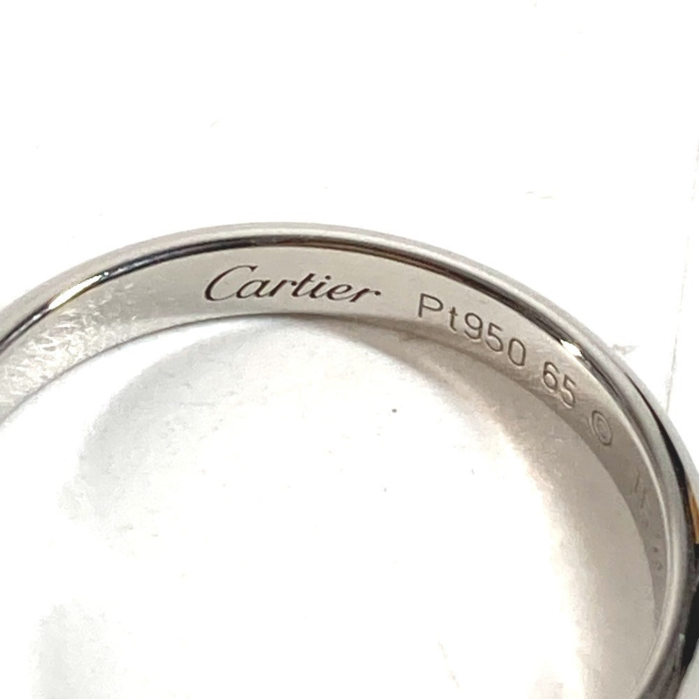 CARTIER プラチナ ロゴ アクセサリー ジュエリー リング・指輪 Pt950 メンズ シルバー